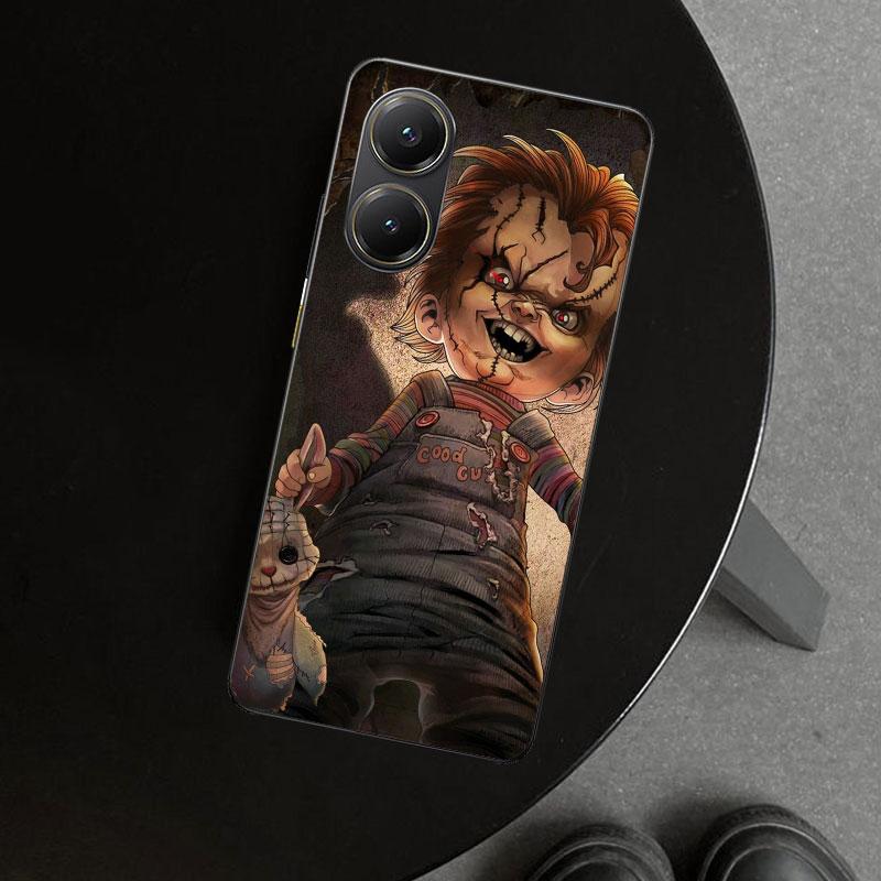Chucky Doll Horror Movie Phone Case Cover for Xiaomi Poco X6 X5 X7 Pro F7 Ultra Redmi 15C 15 13C 13 12C 12 10C 10 10A 9C 9A 9T 9