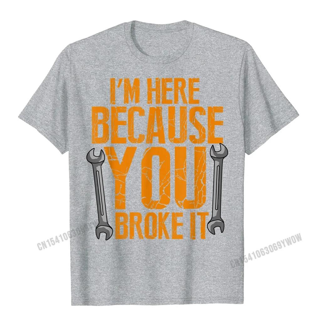 Funny Maintenance Worker Gifts T-Shirt Unisex T Shirts Harajuku Cotton Tops T Shirt Slim Fit Oversized T Shirt