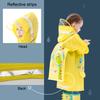 Custom Logo Waterproof Raincoat Windproof EVA Clothing for Poncho for Kids Boys Girls for Students Dinosaur Rain for Poncho