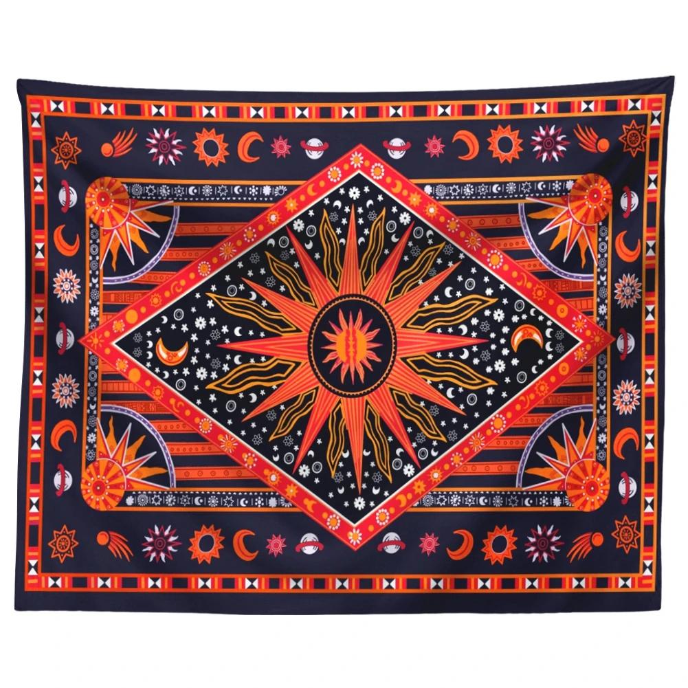 Indian Tarot Divination Mandala Tapestry Hippie Tapestry Bedroom Living Room Backdrop Decor Bohemian Home Decor Aesthetic Tapiz