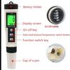 Hydrogen-Rich Water Quality Tester: 4-in-1 pH, Acidity, ORP, Temp Meter
