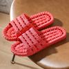 Bath slippers non-slip and water leakage men's summer outer wear bathroom sandals soft bottom home hollow indoor household couple