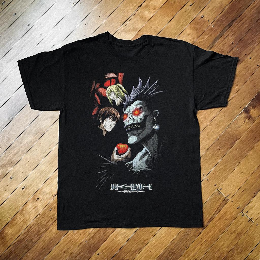 Death Note Anime Graphic TShirt 100Cotton Oversized Shirt Unisex Y2k Unisex Short Selling Popular Sleeve ONeck Selling Popular