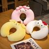 Melody U Shaped Neck Pillow With Plush Fabric For Travel And Office Use