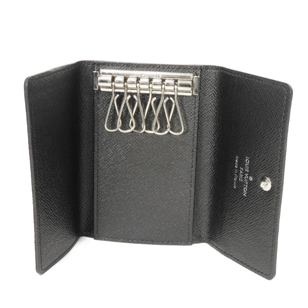 Used 12564 Multicles 6 N62662 7949 Old Model Logo Black Gray 6-Row Black Damier Graphite Noir Men's from Japan AUTHENTIC