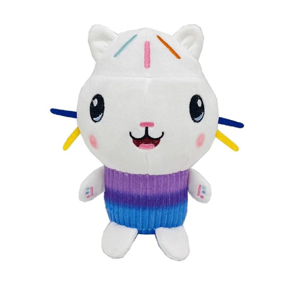 Girl Doll Kid Birthday Sticker Durable Gift Lovely Gabby Dollhouse Plush Toy Mercat Cartoon Stuffed Animals Smiling Cat Car Cat Hug Gaby