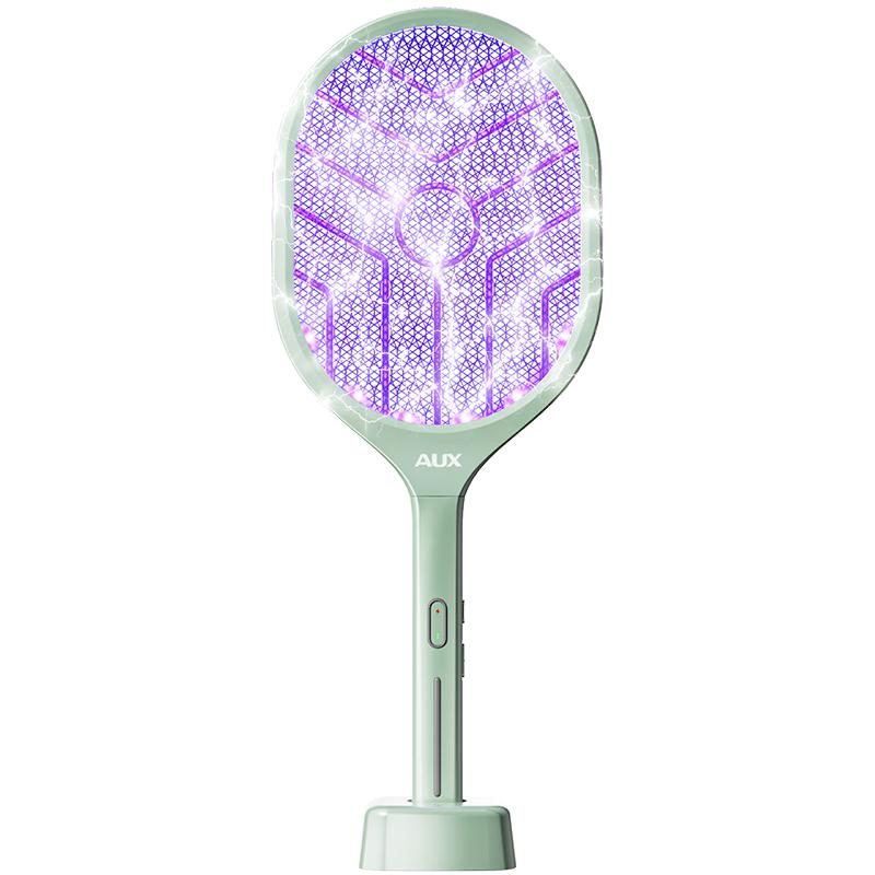 AUX Rechargeable Electric Mosquito Swatter with UV Light