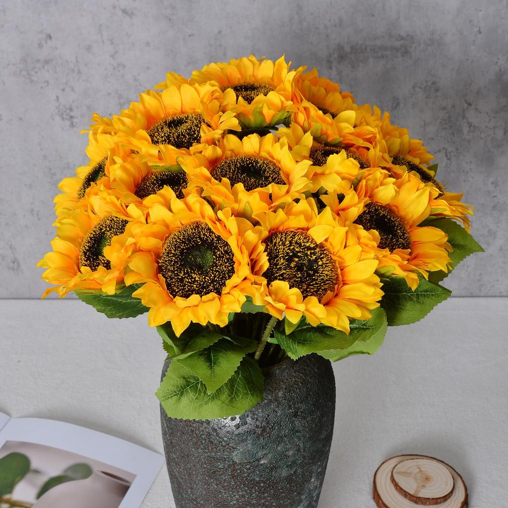 1/3Pcs Sunflower Artificial Flowers Flowers 45CM Fake Flowers for Home Decor Garden Wedding Decoration DIY Craft Gifts Accessory