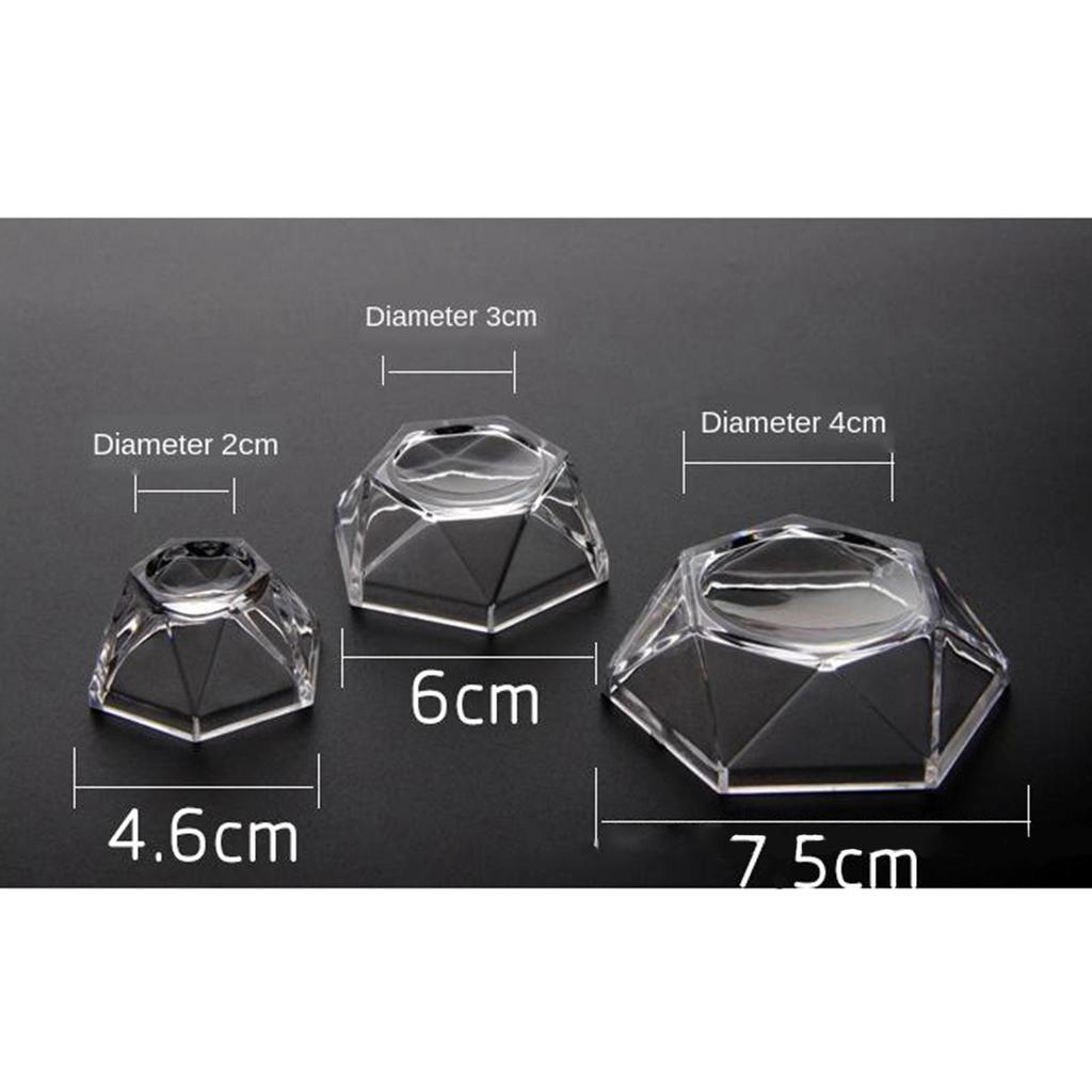Acrylic Display Stand for Crystal Ball Marbles Sphere Transparent Pedestal