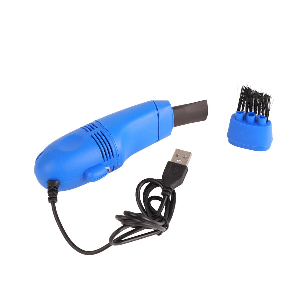 Mini Nail Dust Collector Negative Pressure Large Suction Nail Dust Vacuum Machine for Keyboard Blue