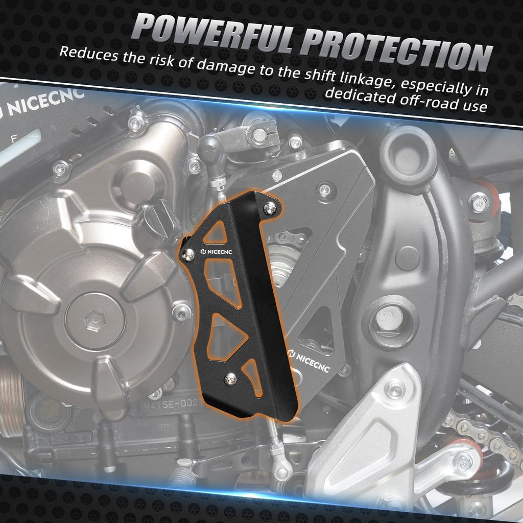 For YamahaTenere 700 XTZ700 2019-2024 Gear Shift Linkage Cover Chian Guard Sprocket Cover Rally Edition Tenere 700 Accessories