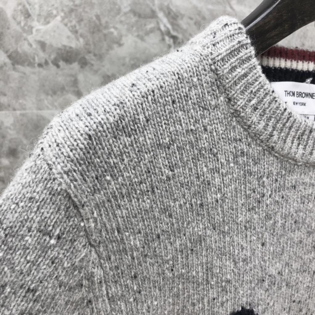 Damen Strick Weihnachtspullover mit Welpen - Sesam Punkt, Rundhals, Lässig Allround für Herbst/Winter