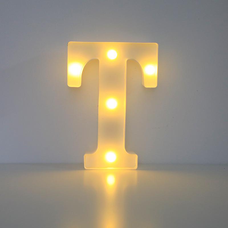 Romantic Letter & Number Lamp - Birthday Proposal Surprise Scene Decoration