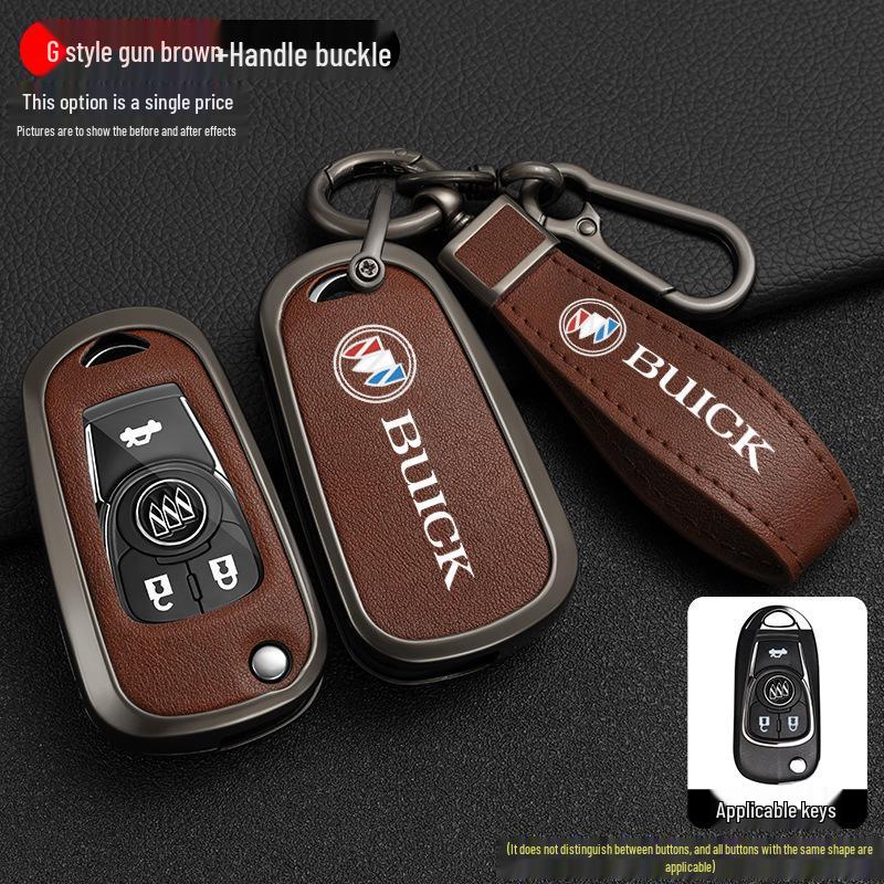 2022 Buick Enclave 652T Pokrowiec na kluczyk - Ochronne metalowe etui dla mężczyzn i kobiet