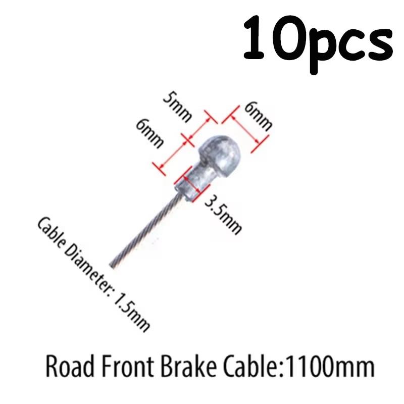 10/20PC Bike Cable Brake/Shift MTB Road Bicycle Cable Line 2100mm 1550mm 1700mm Cycling Brake Shift Wire Shifter Inner Line Part