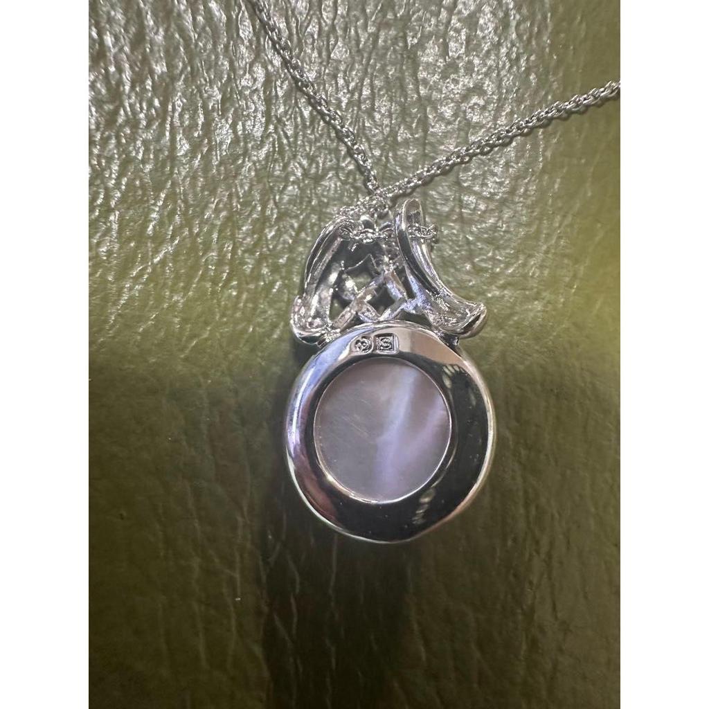 Used Tasaki Pearl Silver Necklace Rank A