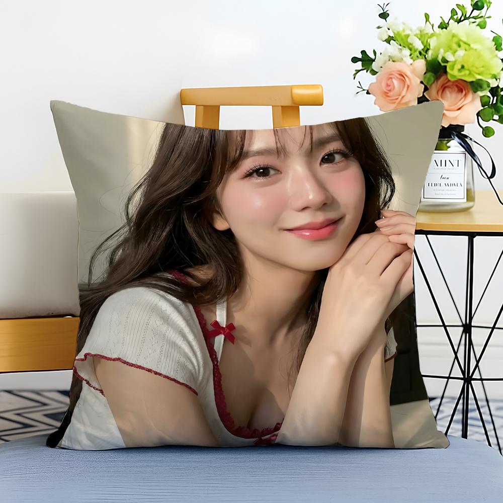 J Jisoo Kissenbezug Waschbar Leinen Kissenbezug Weich für Sofa Bett Gemütliches Zuhause Zimmer Dekoration