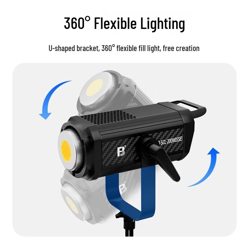FB 300W COB LED Studio Video Light Kit