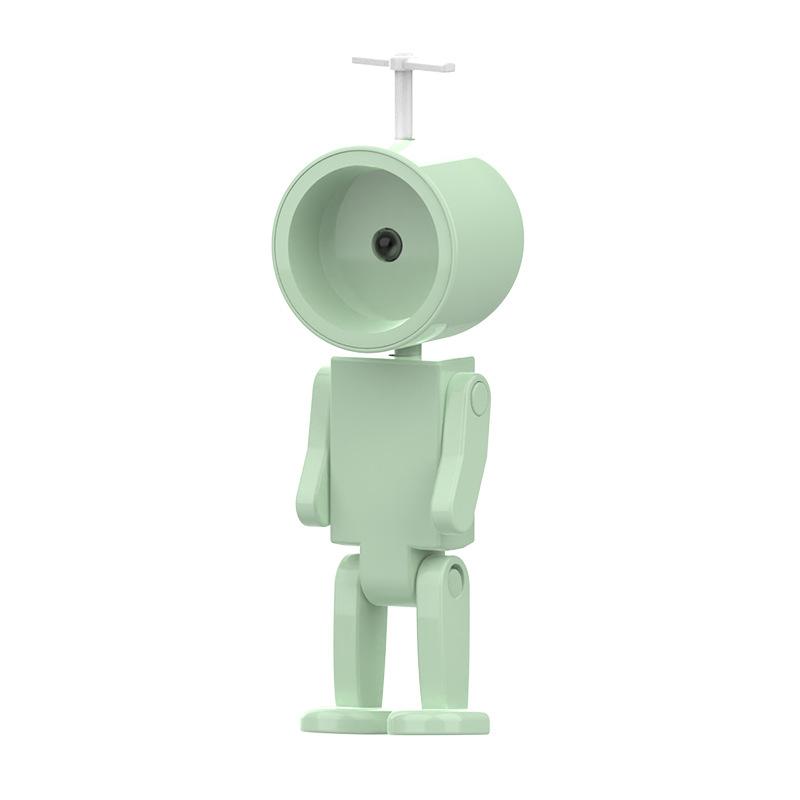 Astronaut Magnetic Night Light Led Mini Robot with Battery Book Light Desktop Building Block Ornament Ambient Light
