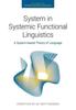 Kniha A System-Based Theory of Language