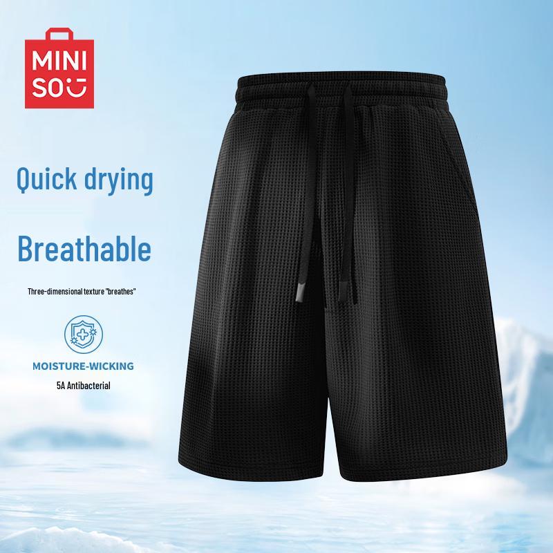 MINISO Men s Quick-Dry Breathable Sports Beach Shorts 3XL