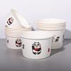 Leiwozi Disposable Panda Paper Bowls