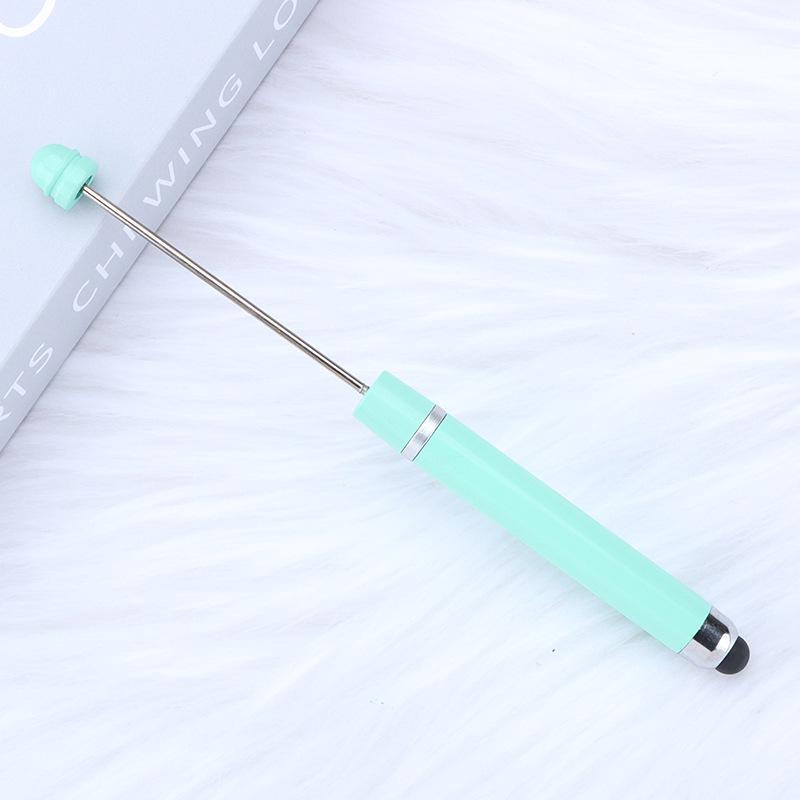 Multi-functional Touch Screen Beading Ballpoint Pen with Extended Rod for DIY Cute Bead Design