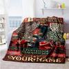 Liverpool Fc Personalized Text Blanket Lightweight Customizable Blanket Durable Comfort For Home Decor Couch Office Bedding Four Seasons Multipurpose