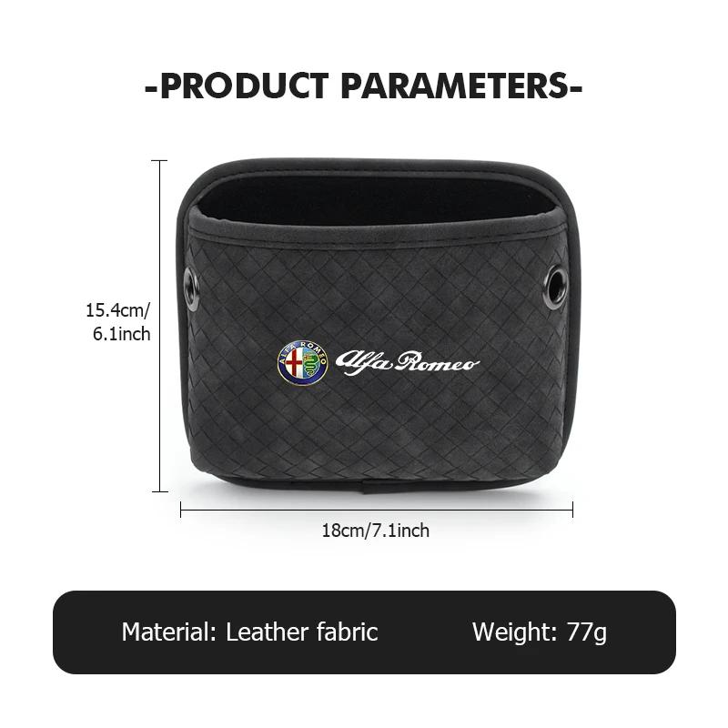 For Alfa Romeo 2026 Hot Sticker Multifunctional Car Door Side Cup Holder Storage Bag Auto Accessories For Alfa Romeo Giulietta