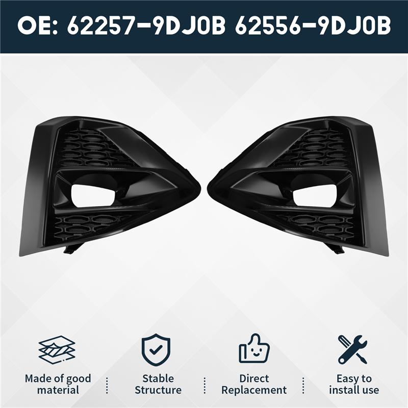 M63K-For 2018- NISSAN MAXIMA Car FRONT BUMPER FINISHER 62257-9DJ0B 62556-9DJ0B