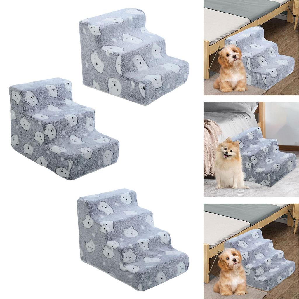 Dog Stairs Steps Comfortable Pet Climbing Staircase for Couch Sofa High Bed