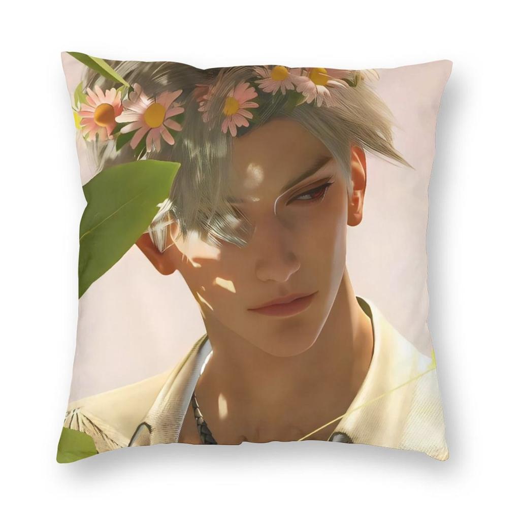 Love And Deepspace Sylus Pillowcase Soft Fabric Cushion Cover Decoration Throw Pillow Case Cover Chair Zipper 40X40cm
