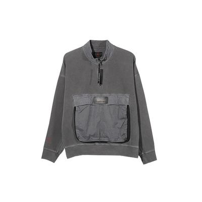 Felpa Giacca Mezza Zip 23 Engineered Uomo Capispalla Nero CJ5998-010