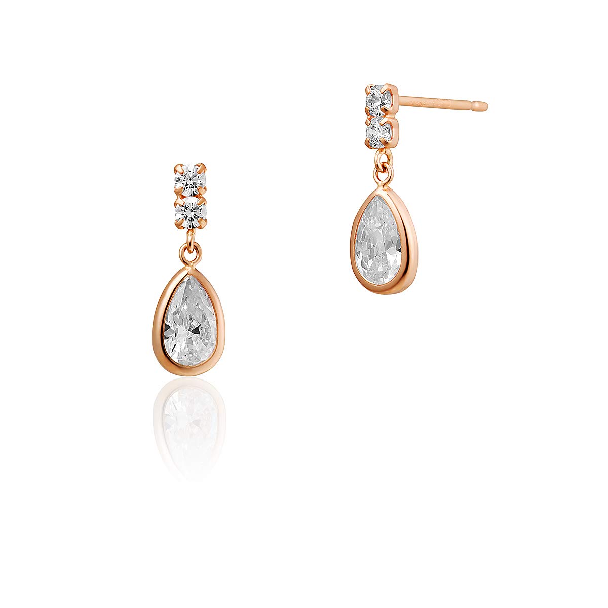 

Yondo K10 pink gold earrings 151836153111 canal4℃ (Canal Sea) (PG)