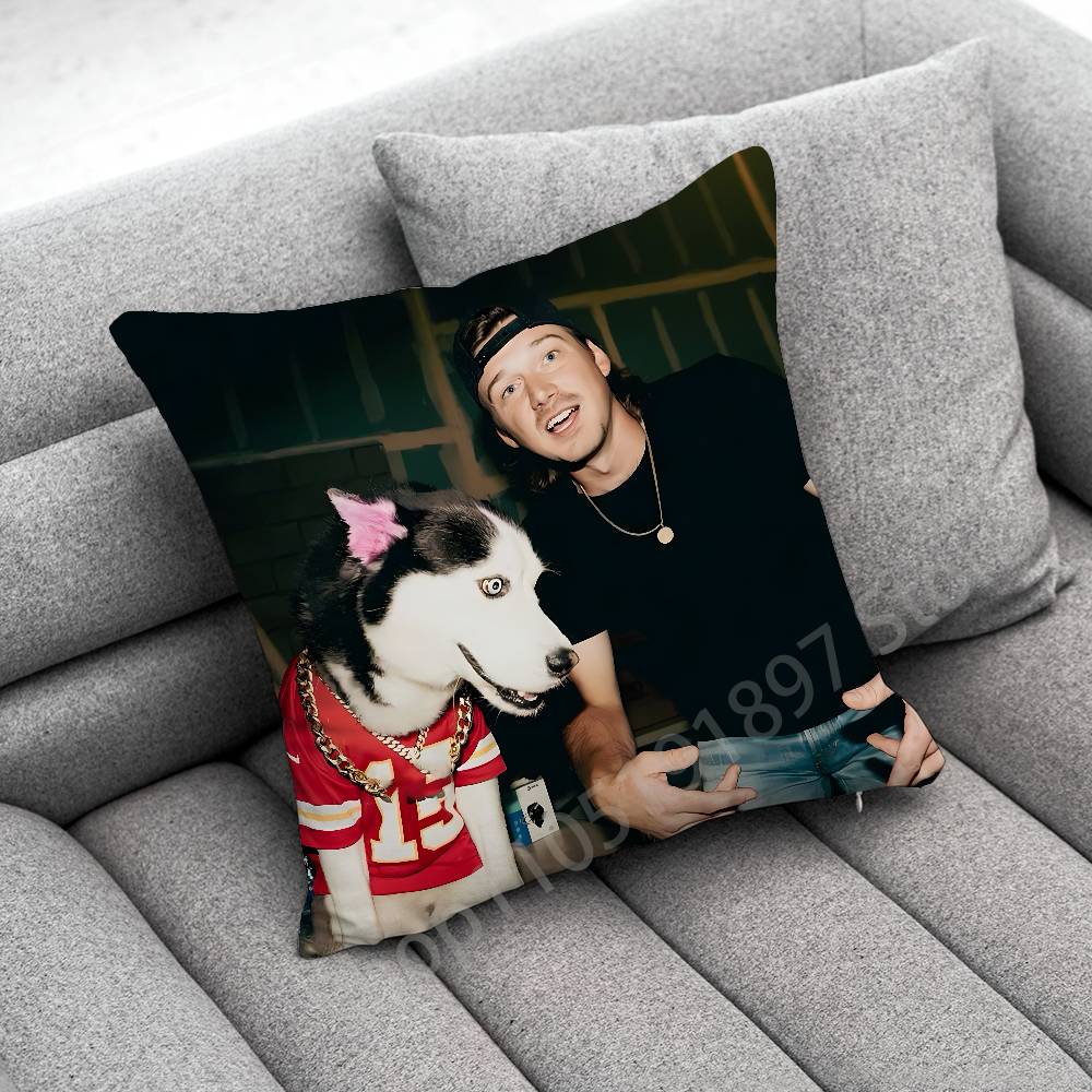 M-Morgan W-Wallen Im the Problem Throw Pillow Case For 55cm 40cm 45cm 50cm 30cm Square Office Pillowship Cover