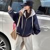 2025 Spring/Autumn Girls' Two-Piece Style Baseball Jacket - Fashionable Casual Top for Big Girls
