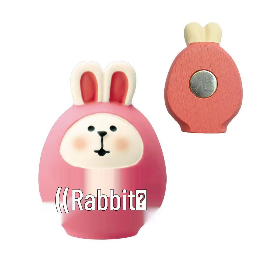 Japanese Cat Magnet: Cute Resin Sticker & Message Clip Toy for Refrigerator Decor