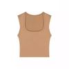 Women's Padded Sports Tube Top: Versatile Vest for Inner and Outer Wear