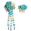 Hair Ornament for Ceremony Kimono Coming-of-Age (Light Blue) KZ-3
