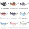 Y2k Rimless Sunglasses Luxury Women Fashion Gradient Brand Design Sun Glasses Outdoor Lady Shades Eyewear Female UV400