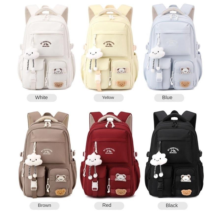 Einfacher Rucksack im koreanischen Stil für Herren und Damen, lässig, für Schülerinnen und Schüler