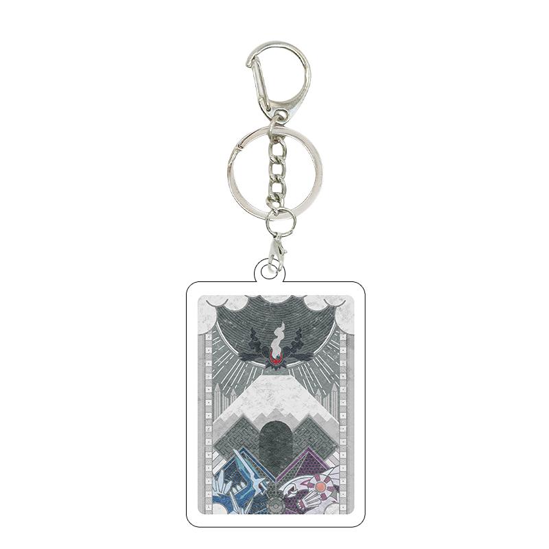 1pc Anime Charizard Mewtwo Gardevoir Cartoon Cool Game Characters Self Made Acrylic Keychain 5cm Pendant Decor Gifts Wholesale
