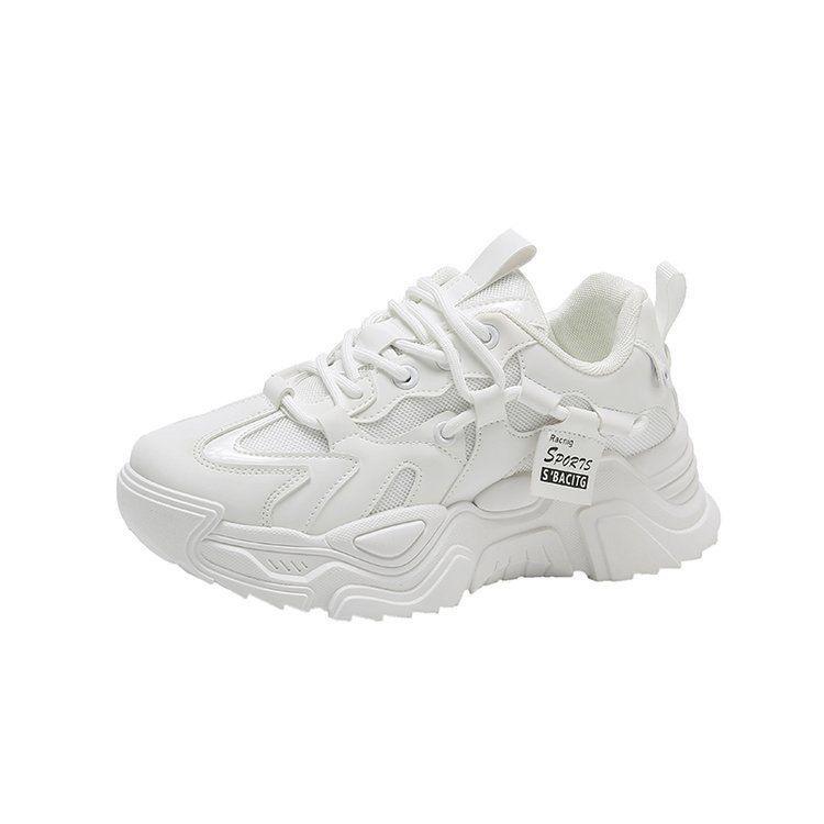 

Весна 2024 г. Женская обувь для пап в корейском стиле: Универсальные спортивные, повседневные, на толстой подошве, увеличивающие рост кроссовки Size 35