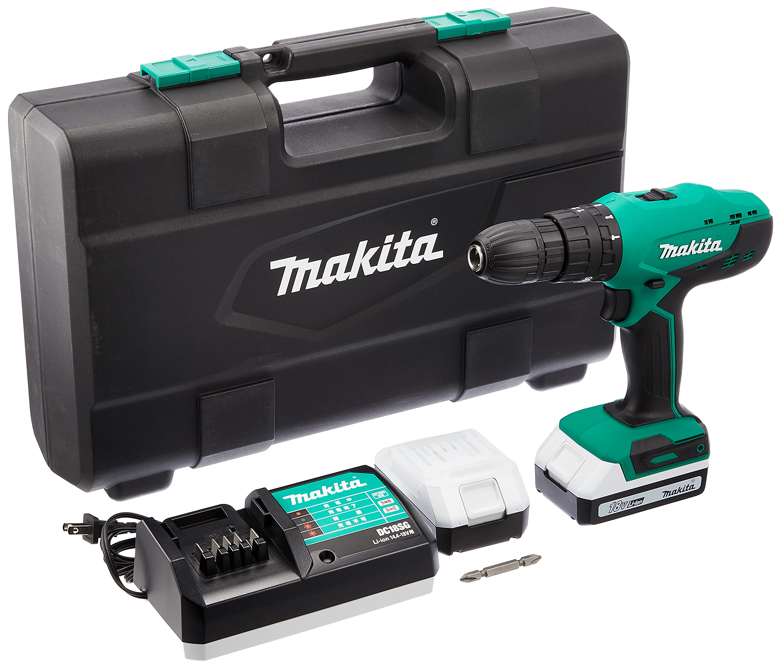 

Акумуляторна вібраційна шуруповерт Makita M851DSX зелений