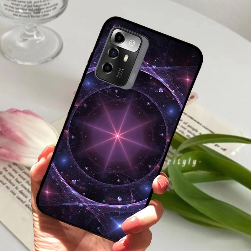 Für ZTE Blade A72 / A 72 5G / A52 Hülle Schwarzes Silikon Weiches TPU Funda Abdeckung für ZTE Blade A72 5G BladeA72 Bumper Schutzhülle Fundas