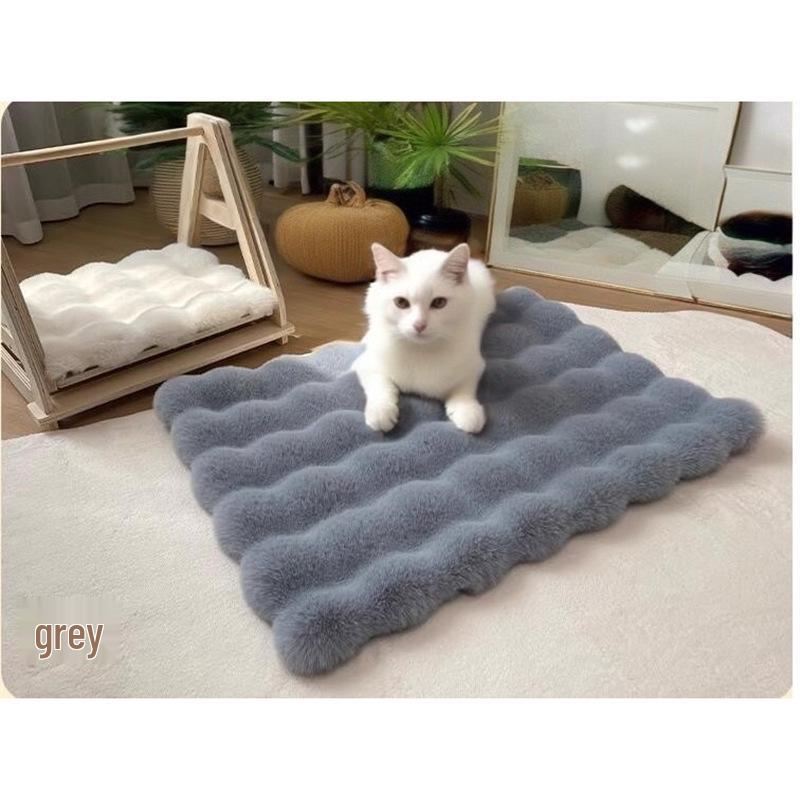 

Тепле Ліжко-Капсула для Кішок та Ігровий Комплекс з Подушкою та Щільною Ковдрою - Килимок для Домашніх Тварин для Сну та Відпочинку 80x60 cm