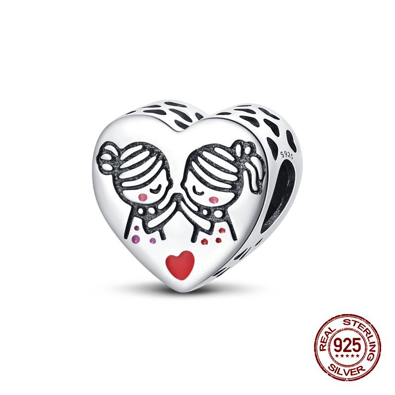 100% Copper Guitar Sax Headphones Musical Instrument Charms Beads Fit Pandachoriginal Bracelets Diy Jewelry