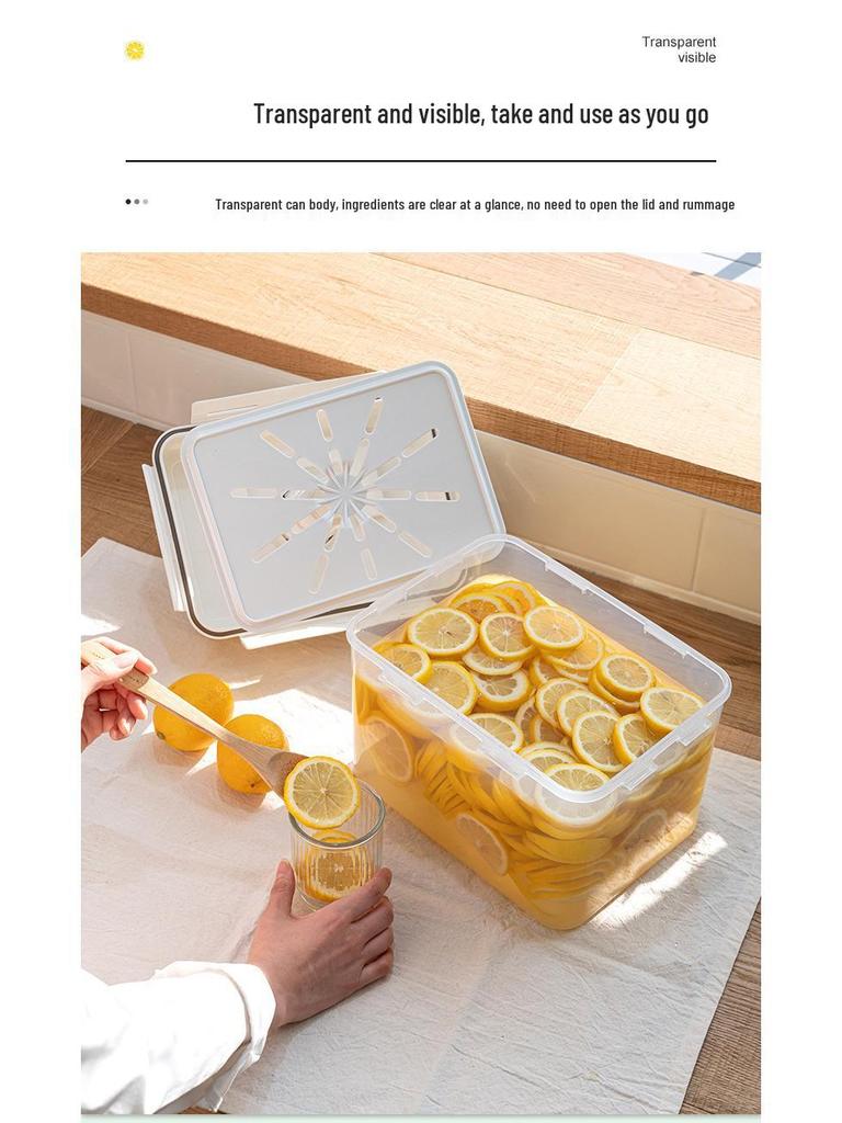 Large Food-Grade Plastic Kimchi & Sauerkraut Pickling Jar with Seal