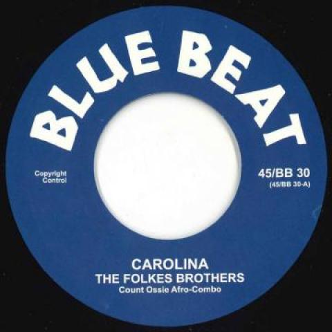 7inch Record FOLKES BROTHERS - Carolina / I Met A Man BB30 Blue Beat EU 1960 Europe Reggae, Ska & Dub