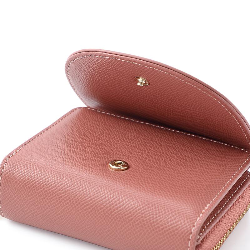 Women’s Short Wallet RFID Blocking Coin Purse Small Bifold Card Holder Compact Clutch Wallet with Zipper Pocket